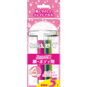 共10支🚩 Schick 舒適舒絲｜仕女艷彩輕便刀5入×2