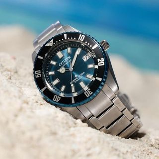 CITIZEN 星辰 PROMASTER 1977 征服 潛水復刻抗磁 鈦金屬機械錶 NB6026-56L