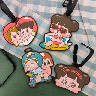 💗正版現貨💗啾啾妹 立體 行李吊牌 識別夾 插畫 卡通 旅行 旅遊必備 行李箱掛牌 票卡夾 行李牌 卡套 萬用吊牌