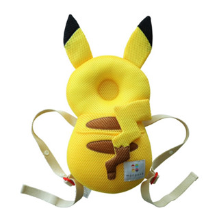 日本 預購 monpoke寶可夢 學步防撞揹包 皮卡丘 防摔倒 跌倒 護頭枕 枕頭 防護包包 防撞 預防跌倒 包包