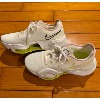Nike Wmns Air Zoom Superrep 3 PRM 白色螢光綠氣墊運動鞋