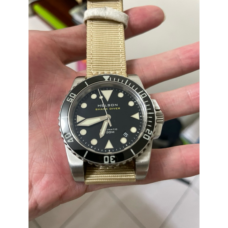 helson shark driver潛水錶
