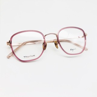 ✅💕 小b現貨 💕[檸檬眼鏡] agnes b. AB47012 C04光學眼鏡 法國經典品牌 複合式鏡框 絕對正品