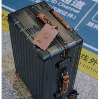 時尚感 鋁框行李箱 USB充電杯架行李箱 旅行箱 20吋登機箱 24吋 26吋 28吋大容量減震剎車輪 出國密碼箱拉桿箱
