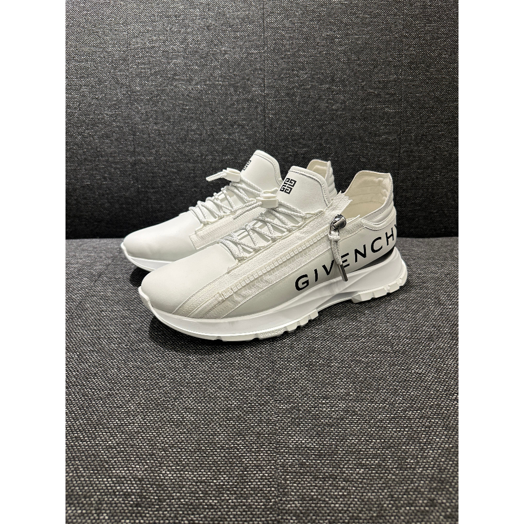 【𝐆𝐎𝐋𝐃𝐄𝐍 中壢店】GIVENCHY 4G側拉鍊文字大LOGO運動鞋