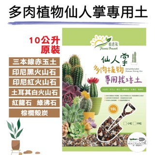 【綜一園藝-現貨】植透氣-多肉植物 仙人掌專用土 10公升 小粒/中粒 多肉專用土 顆粒介質 多肉土 三本線赤玉土