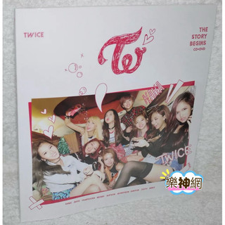 台版CD+DVD🔥TWICE THE STORY BEGINS (台版CD+DVD：附隨機二張小卡+全體團員大卡）周子瑜