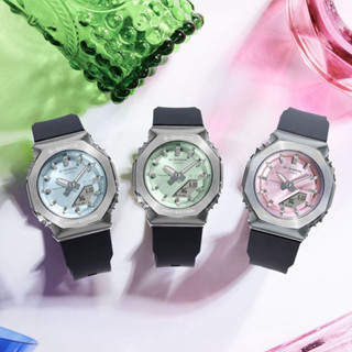【CASIO】G-SHOCK WOMEN GM-S2110系列 金屬八角造型款/40mm/公司貨