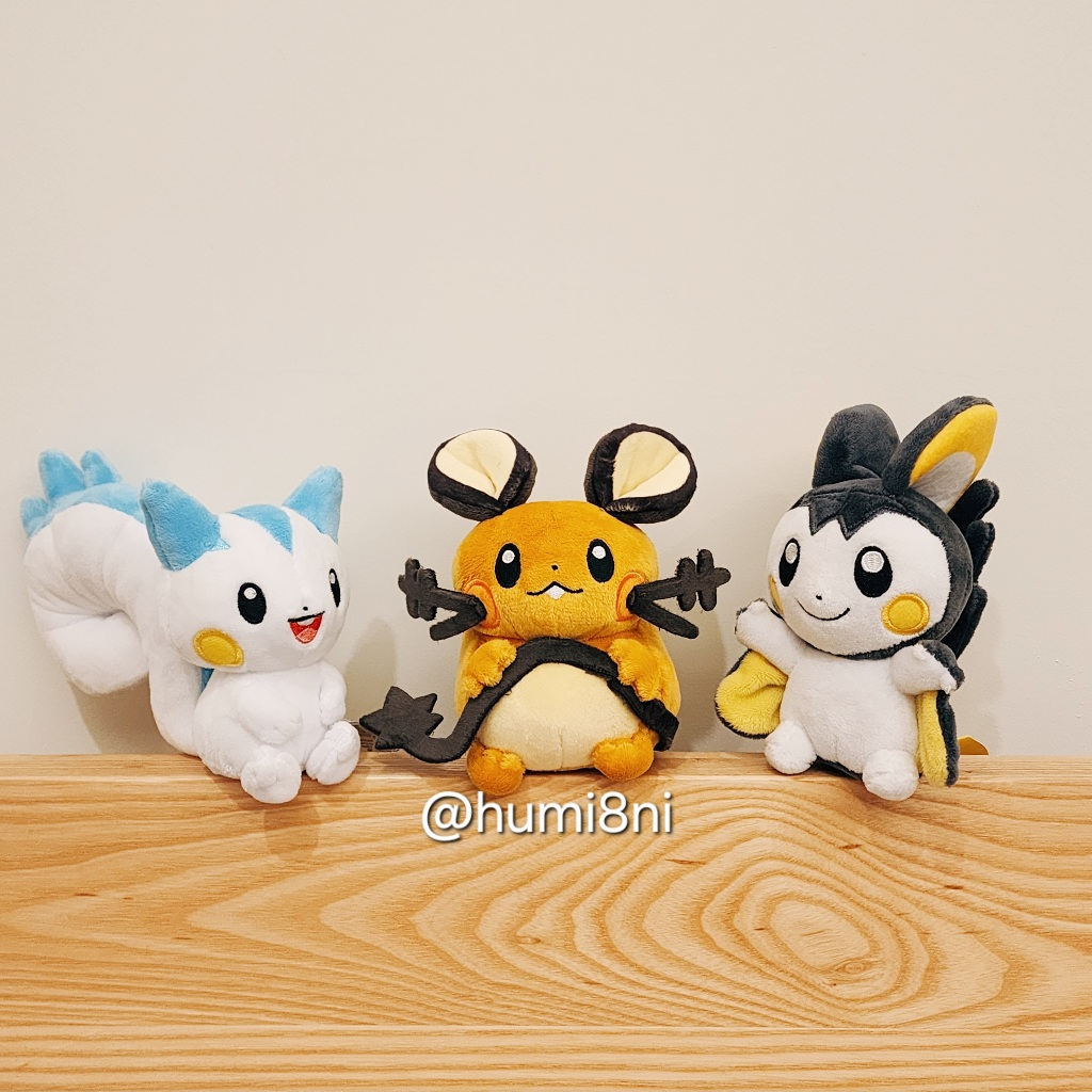 ⚡️現貨⚡️ Pokémon fit 電氣鼠部 咚咚鼠 皮卡丘 皮丘 正電拍拍 負電拍拍 帕奇利茲 電飛鼠 寶可夢中心