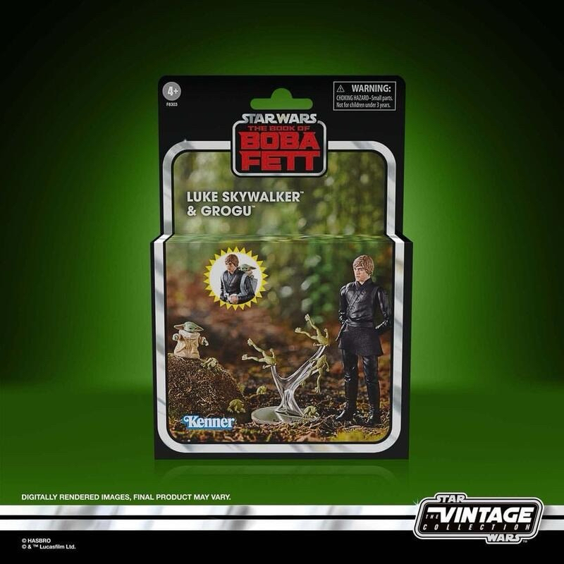 孩之寶 Hasbro Star Wars 星際大戰 3.75吋 影集 波巴費特之書 路克 天行者 & 尤達寶寶