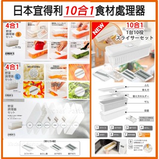 【日本NITORI宜得利-免運優惠】🇯🇵日本NITORI宜得利蔬菜處理器臺灣代購10種用途食材處理器切菜器磨泥刨刀