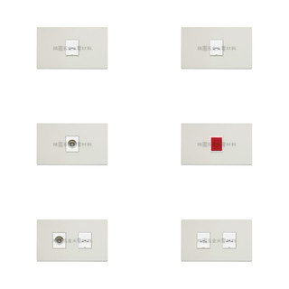 SUZONE樹榮電工 開關插座-典雅系列（曉灰）- 電視/電話/網路/緊急壓扣 （附發票）