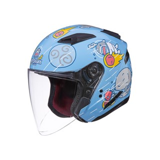 【SOL Helmets】SO-7E開放式安全帽 (鯊魚先生 銀河藍) ｜ SOL安全帽官方商城