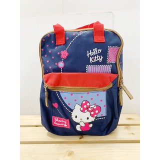 Hello Kitty 凱蒂貓~Sanrio HELLO KITTY兒童後背包-深藍#16216