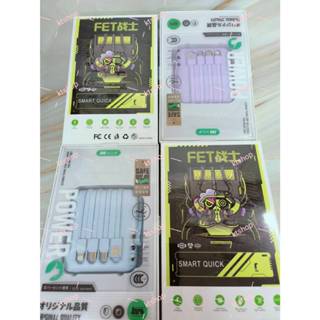 ◤KT✽SHOP◢ 自帶線行動電源 馬卡龍色行動電源 隨身帶行動電源 3000mah