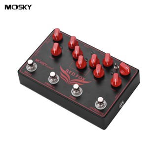好禮二選一 Mosky Audio RED FOX 四合一 電吉他 綜合 效果器 綜效 破音 Loop Delay 和聲
