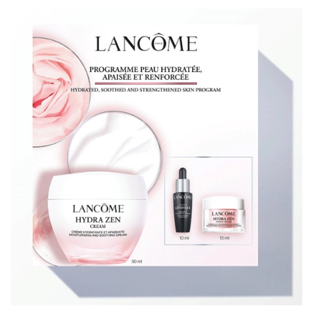 LANCOME蘭蔻 保濕舒緩霜限量版3件組禮盒(國際航空版)