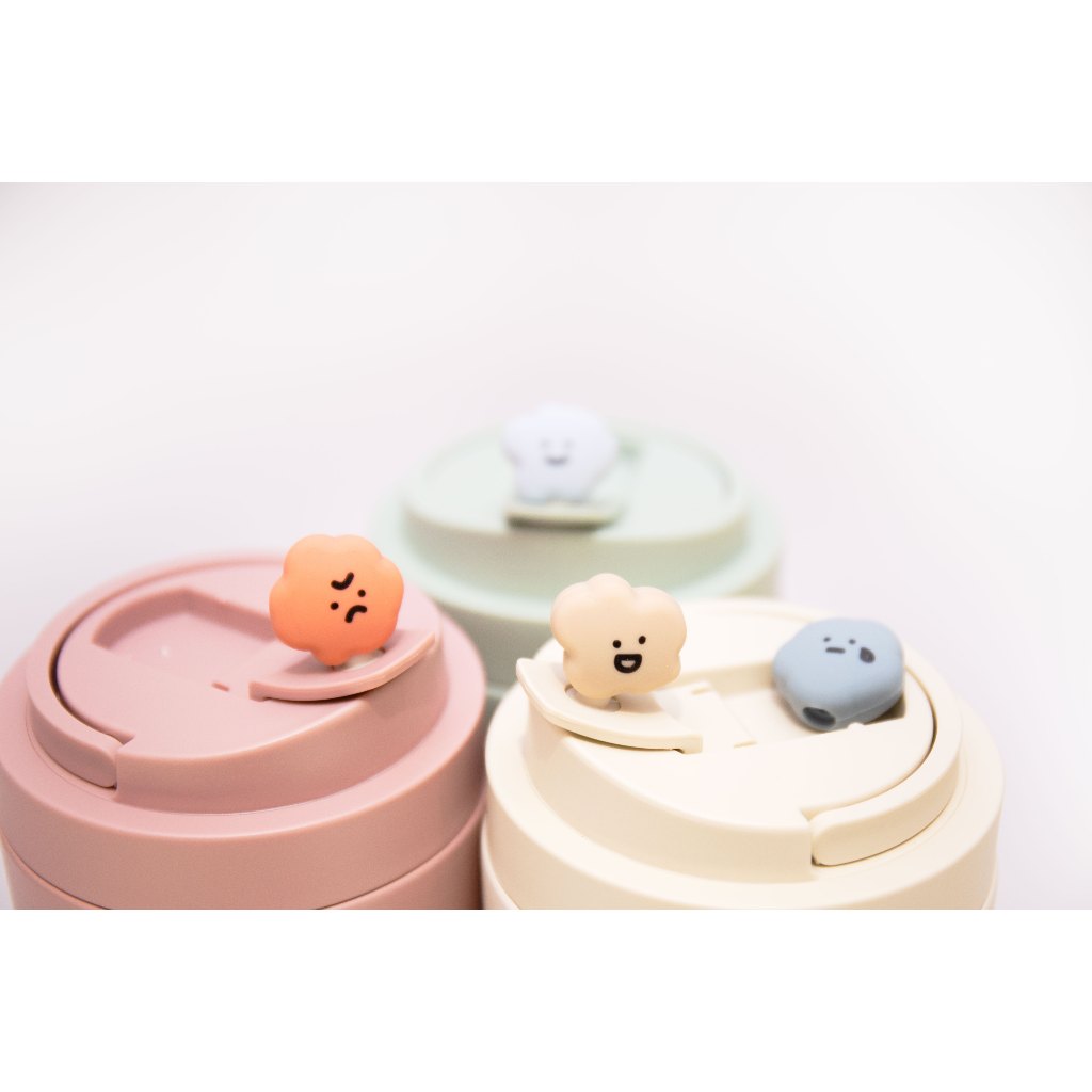 【方坊】WOKY 渾圓杯 專用 喜怒哀樂 造型杯塞公仔