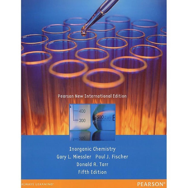Inorganic Chemistry 5/E Miessler 9781292020754