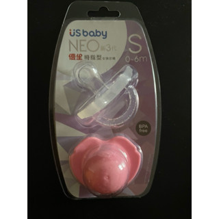 全新US BABY 優生安撫奶嘴（拇指型）S 0-6個月/L 6個月～