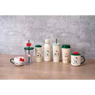 Hello Kitty誕生50週年 星巴克STARBUCKS Hello Kitty馬克杯 冷水杯 不鏽鋼杯 手機掛繩