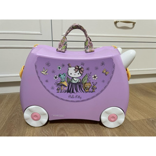 英國🇬🇧trunki行李箱拖車.hellokitty聯名拖車.紫色兒童行李箱