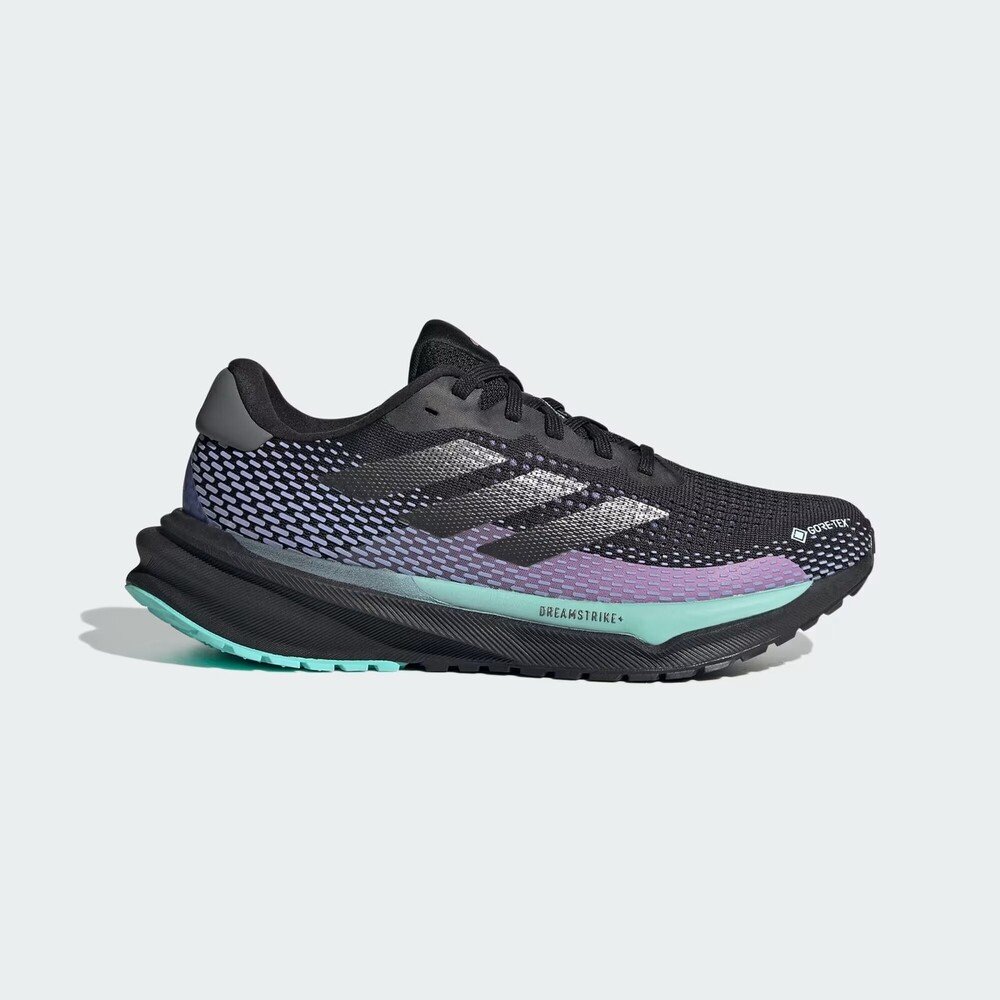 ADIDAS 跑步鞋 SUPERNOVA W GTX 女 ID6305 黑紫色 現貨