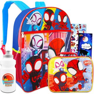 預購❤️正版❤️ 美國 Spidey Marvel 蜘蛛人 鋼鐵人兒童 後揹包 書包 包包 便當袋 餐包 餐袋 水壺