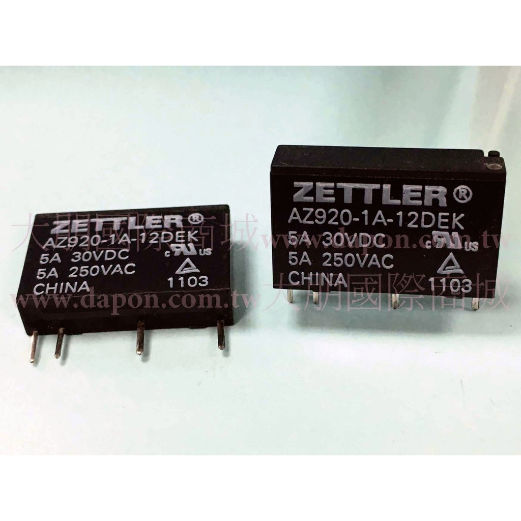 【大朋電子】【現貨/含稅】ZETTLER AZ920-1A-5DEKF 繼電器RELAY