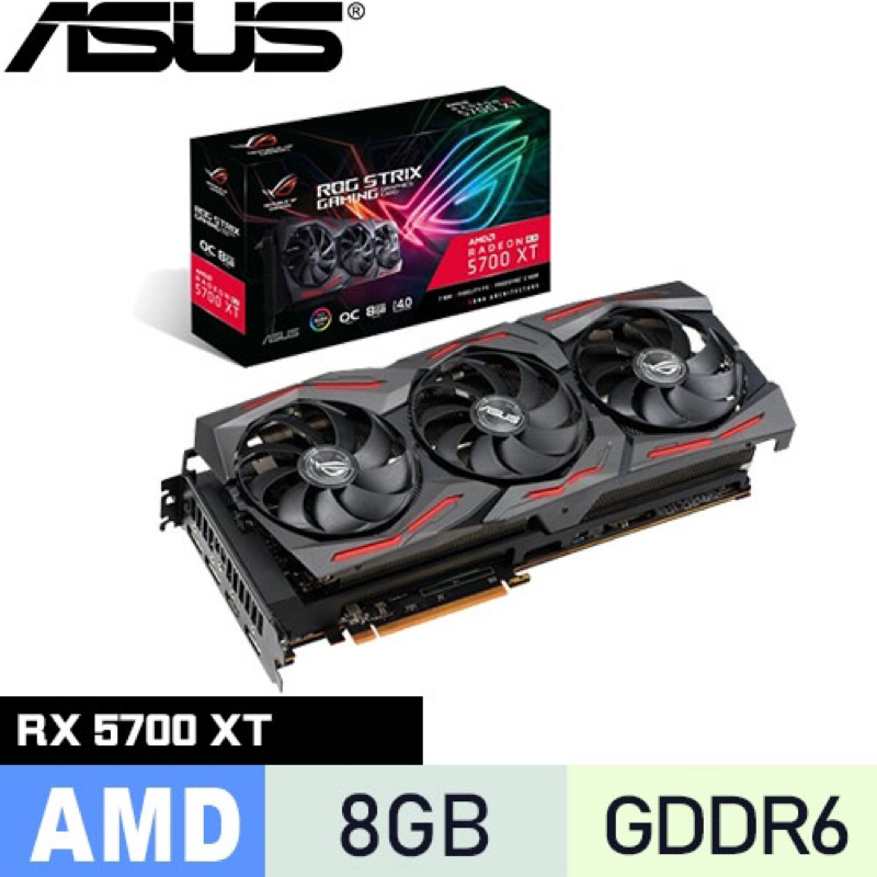 ASUS華碩 ROG STRIX RX5700XT O8G GAMING 顯示卡