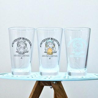 Hyggelig｜Outdoor Monster 小怪獸 聯名玻璃杯 啤酒杯