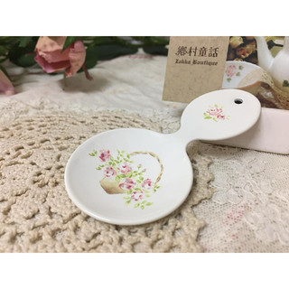 鄉村童話 imane 玫瑰花籃 琺瑯 茶葉匙 茶箕 日本製 現貨