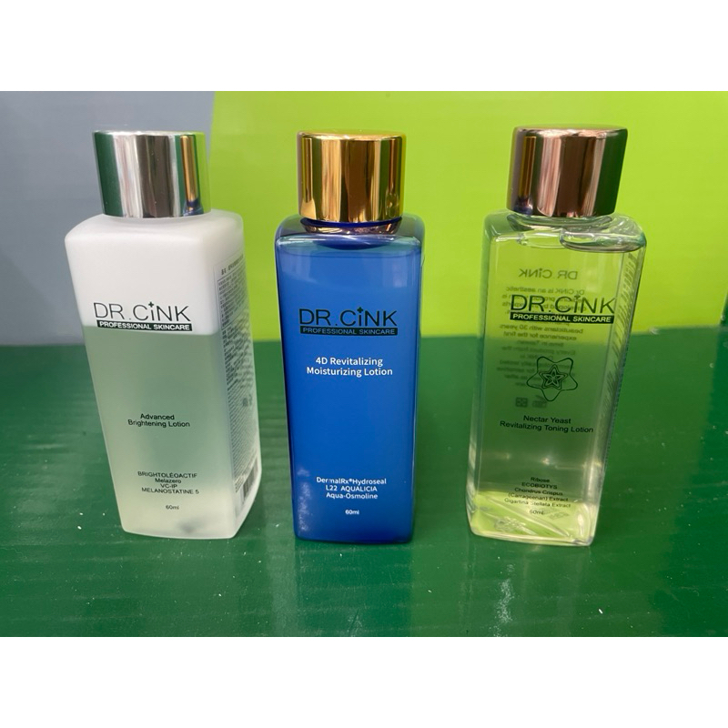 Dr. Cink達特聖克激光美白露/4D保濕露/花蜜酵母精華露60ml