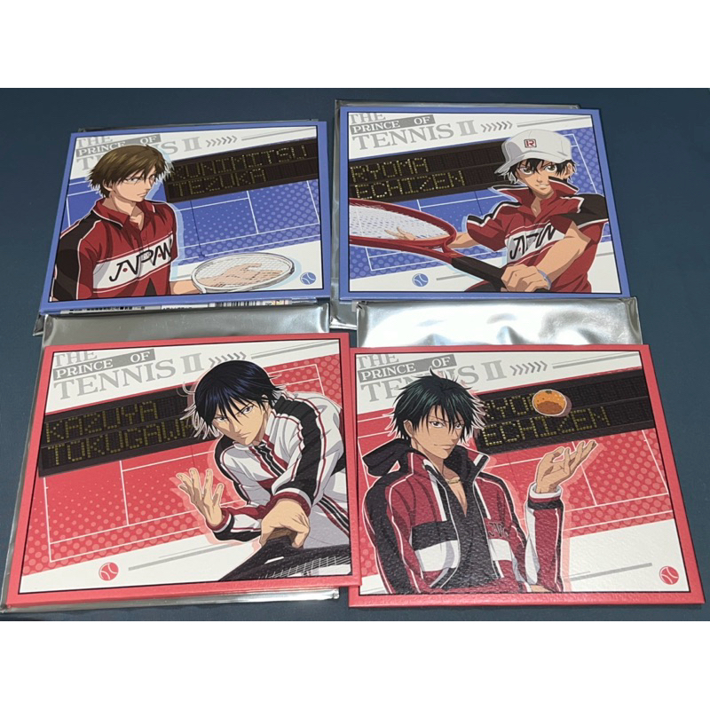 曼迪 新網球王子 燙金色紙 手塚國光 越前龍馬 幸村精市 德川一矢 越前龍牙