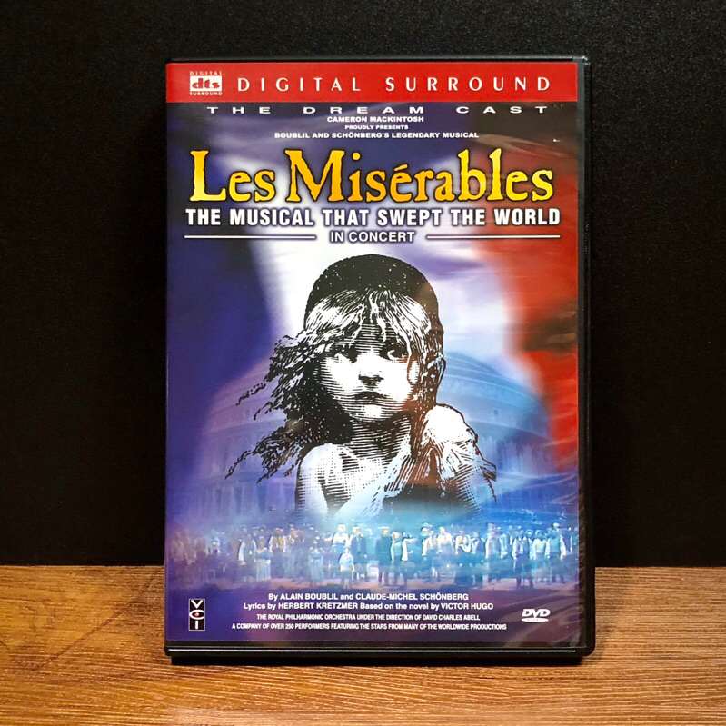 ◤百老匯音樂劇 2DVD+劇本索引《悲慘世界十週年紀念演唱會Les Misrables in concert 孤星淚