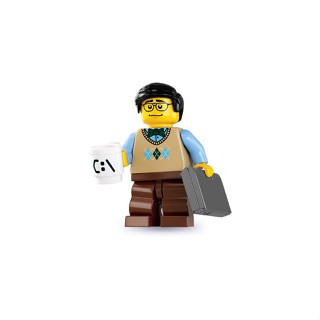 樂高 LEGO 8831 絕版 7代 人偶包 12 電腦工程師 人偶 [快樂高手附發票]