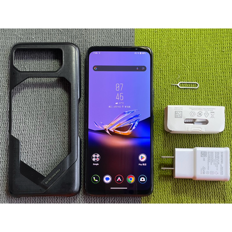 ROG Phone 6D ultimate 512G ROG6 6 D ROG6D 6Dultimate 二手 背蓋不合