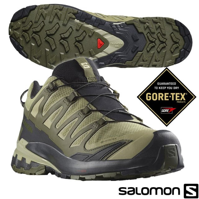 【索羅門 SALOMON】送》男 款寬楦防水短筒野跑鞋 XA PRO 3D V9 GTX 登山鞋_472773