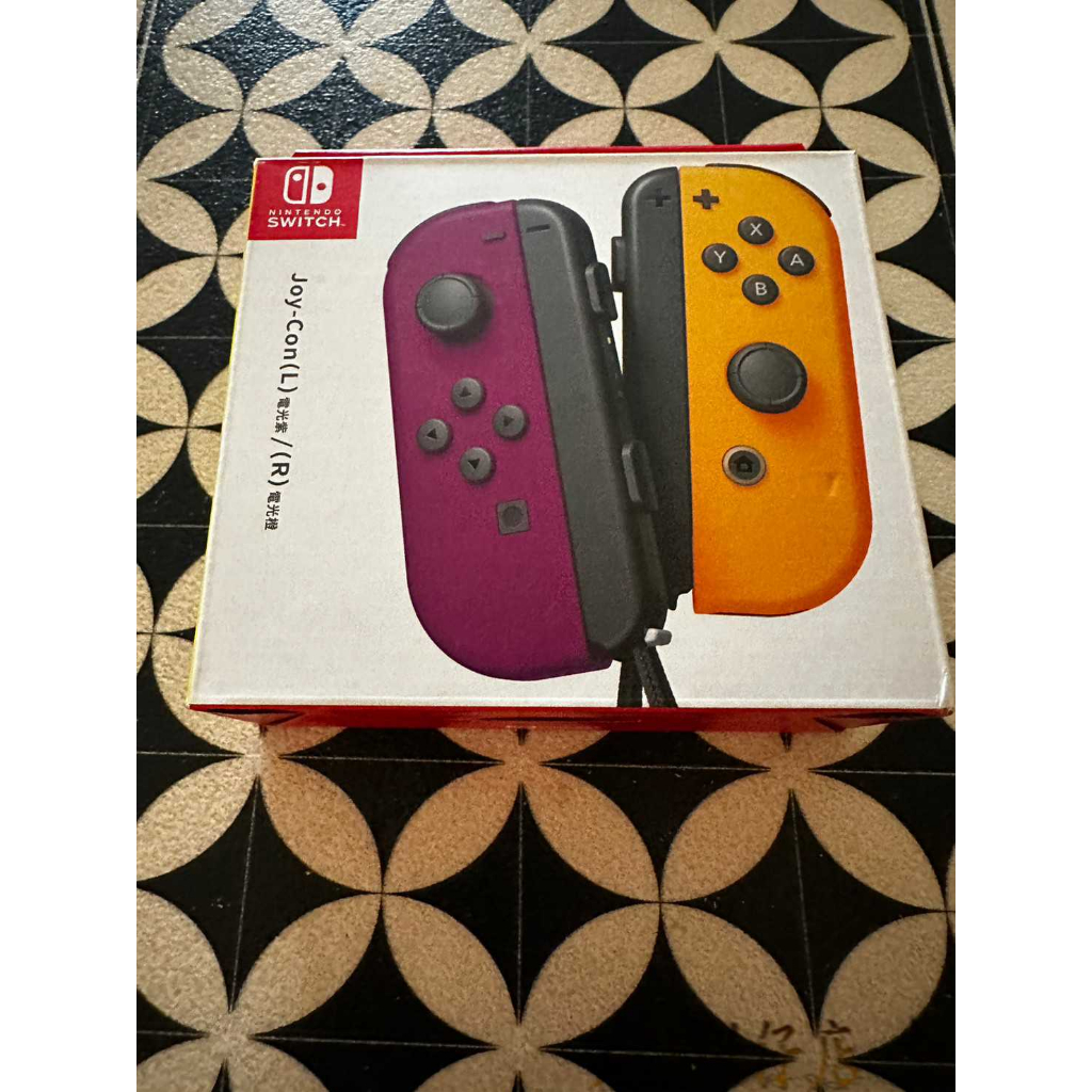 ☆~柑仔店~☆ 任天堂 Ninteodo Switch Joy-Con 原廠手把 紫橘色限定 全新品