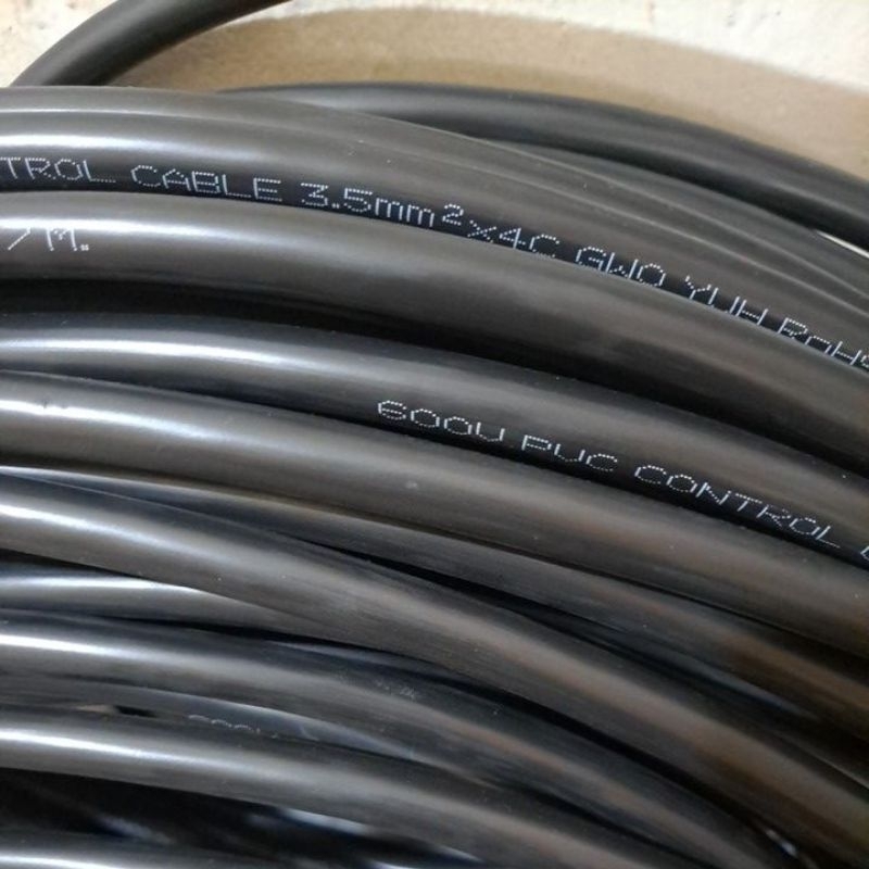 散賣 國裕 控制 電纜線一米零售價  PVC 3.5平方4C  4X3.5mm2 多芯 細控電纜 2023年出廠