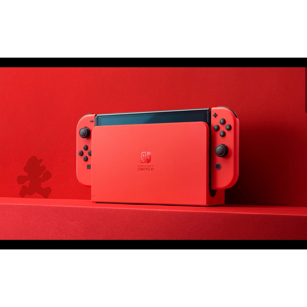 &lt;譜蕾兒電玩&gt; (全新) NS 主機 Nintendo Switch（OLED款式）瑪利歐亮麗紅