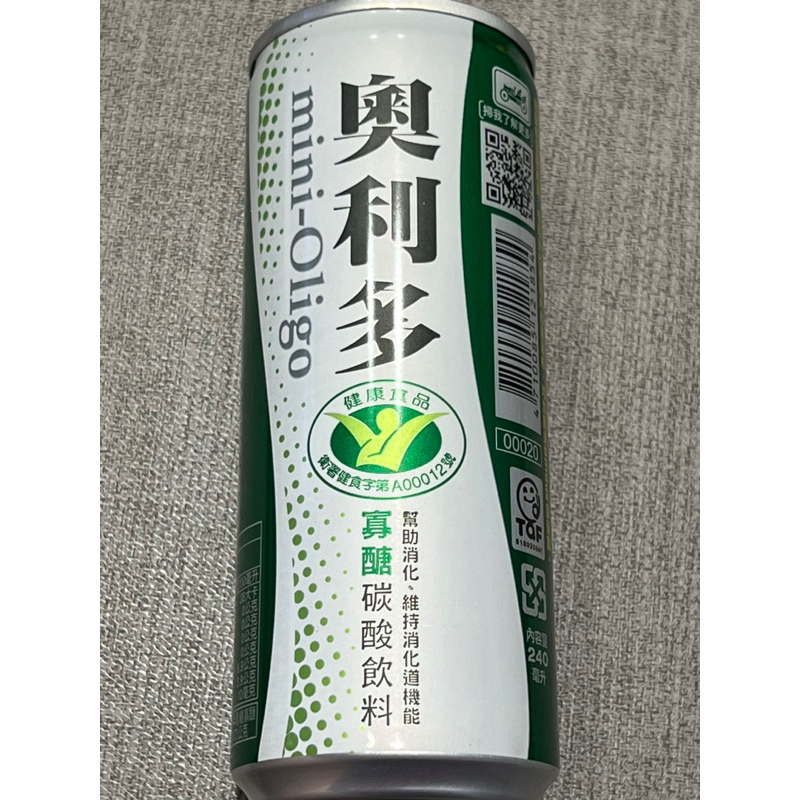 金車奧利多寡醣碳酸飲料-鋁罐