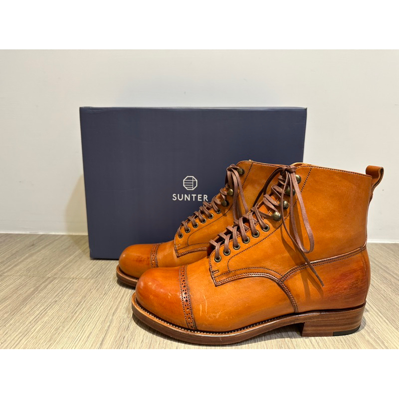 ［弎SUNTER］Rider系列 男士皮靴 EUR40