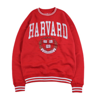 [現貨]NCAA大學Tee 長袖套頭 哈佛大學 Harvard籃球美式足球嘻哈生日交換禮物