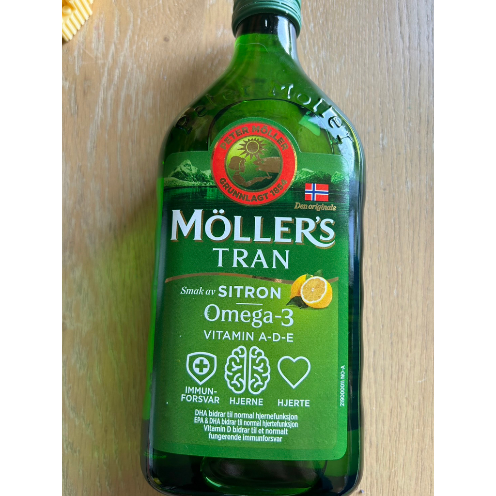 【現貨代購】挪威 魚油 Möller’s 沐樂思 檸檬 鱈魚肝油 大瓶 500ml