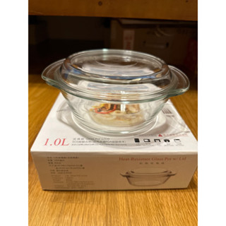 耐熱玻璃鍋 全新品 可微波 可烤箱