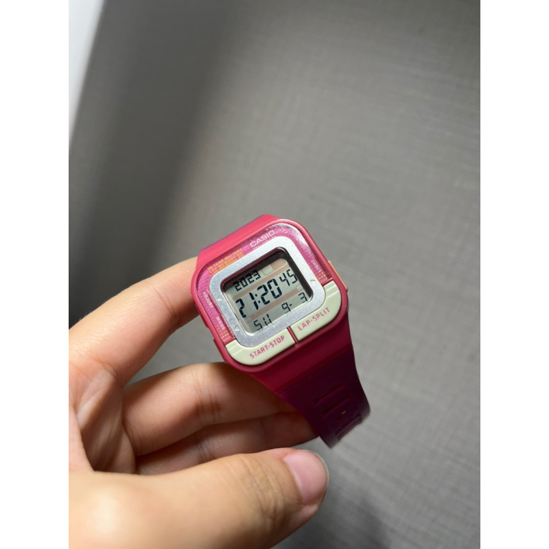 Casio 淑女手錶SDB-100 慢跑數位運動風手錶