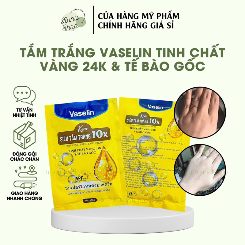 特賣越南tắm Trắng vaseline去角質沐浴乳粉
