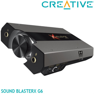 【3CTOWN】公司貨 含稅附發票 CREATIVE 創新未來 Sound BlasterX G6 USB外接式音效卡