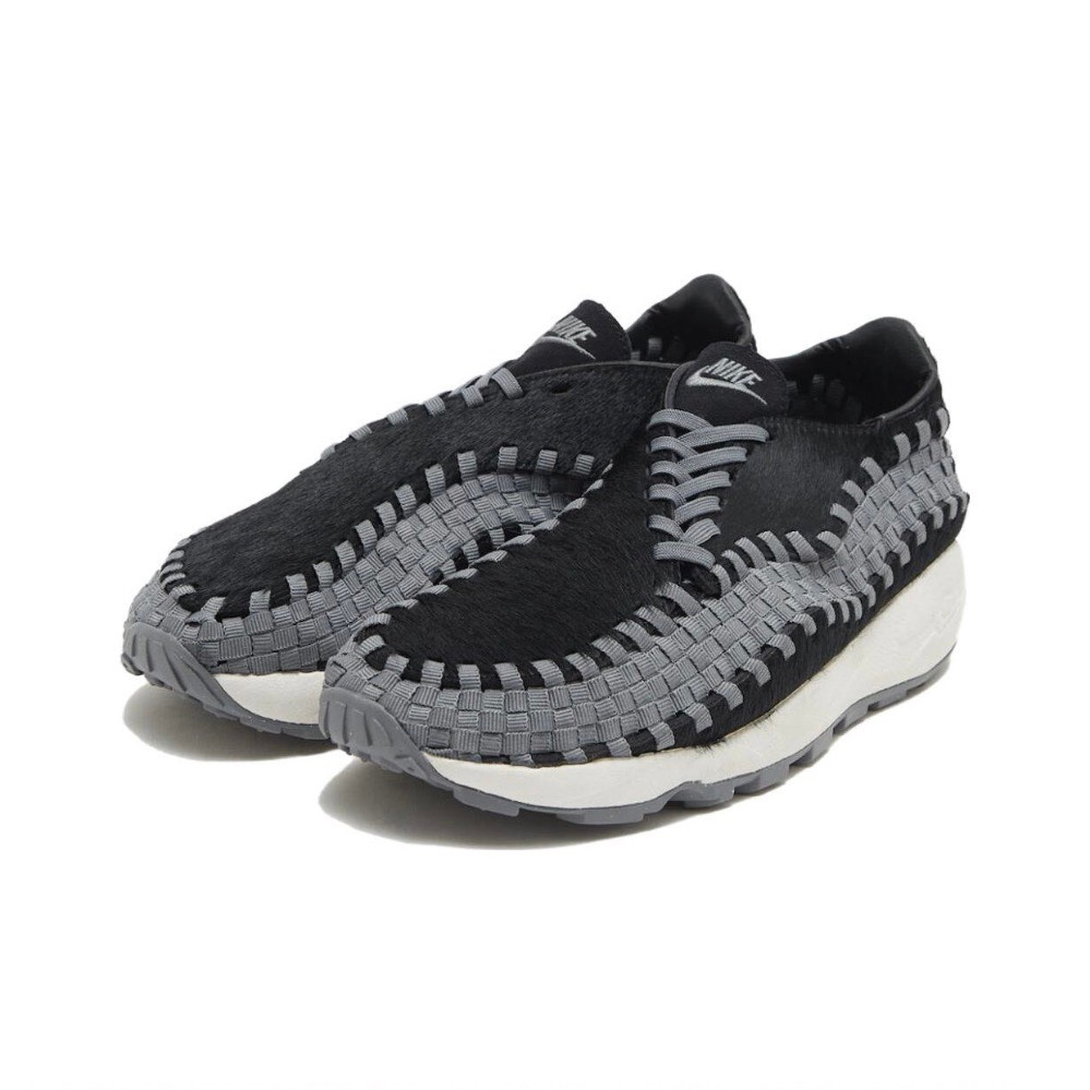 【Canaanselect】NIKE AIR FOOTSCAPE WOVEN 編織鞋 黑灰馬毛